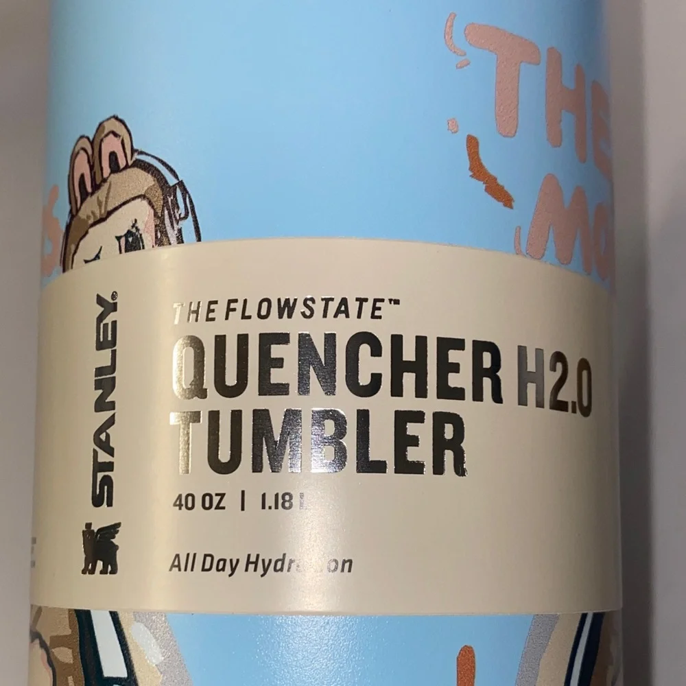 Stanley‎ Labubu The Monsters Tumbler Baby Blue Hippie Hipster Headphones Music - Picture 7 of 10